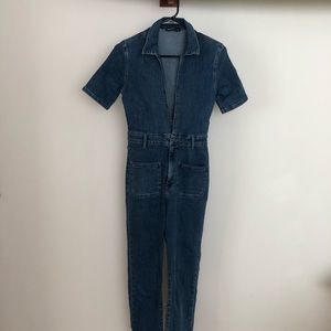 Nasty Gal denim jumpsuit